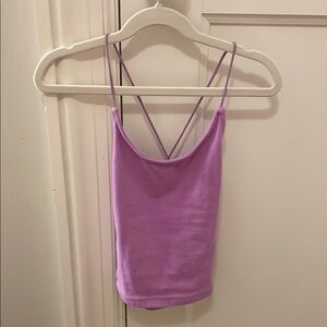 Lavender Strappy Tank Top